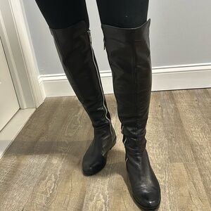 Michael Kors black boots.